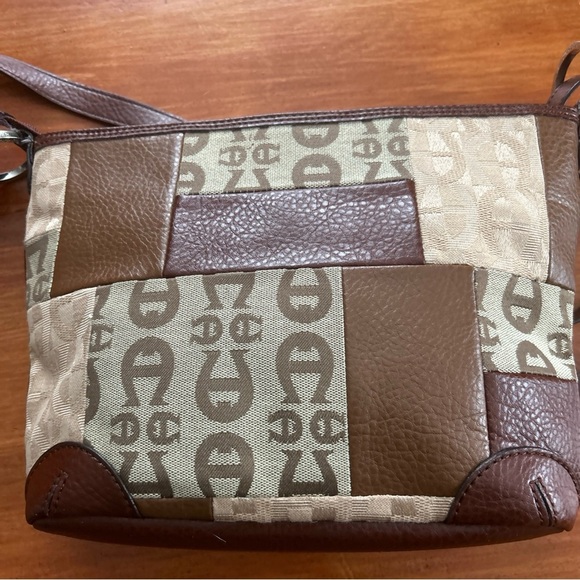 Etienne Aigner Tapestry Purse Handbag Shoulder/Crossbody Bag - Picture 2 of 13